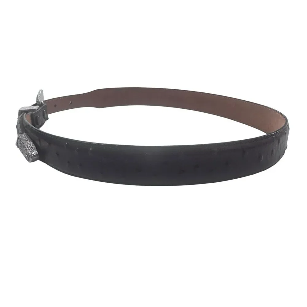 Justin Top Grain Cow Hide Brown Women's Belt, Size 32 Fast Shipping